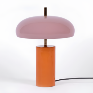 Lampe orange rose