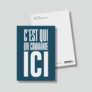 Carte "Papa" - C'est qui qui commande ici