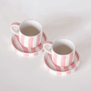 Lot de 2 tasses Expresso - Rose