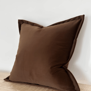 Coussin Emma - Marron velours