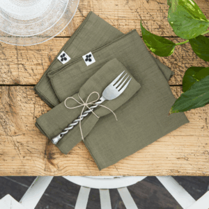 Lot de 3 serviettes - Romarin