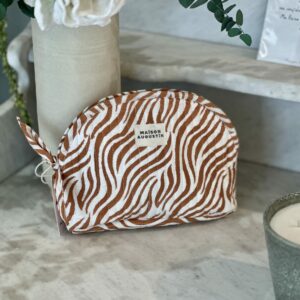 Trousse Zèbre Camel - Make Up