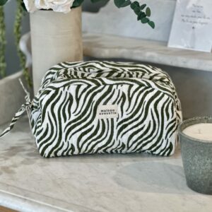 Trousse de Toilette - Zèbre Kaki