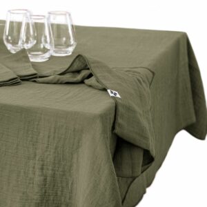 Nappe en gaze de coton - 150 x 250 Romarin