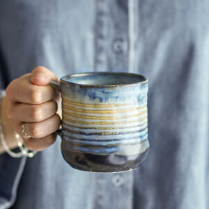 Mug Grès - Bleu