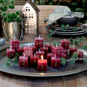 Bougies de l'Avent - Cherry