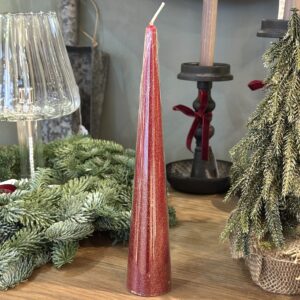 Bougie - Cône à Paillettes